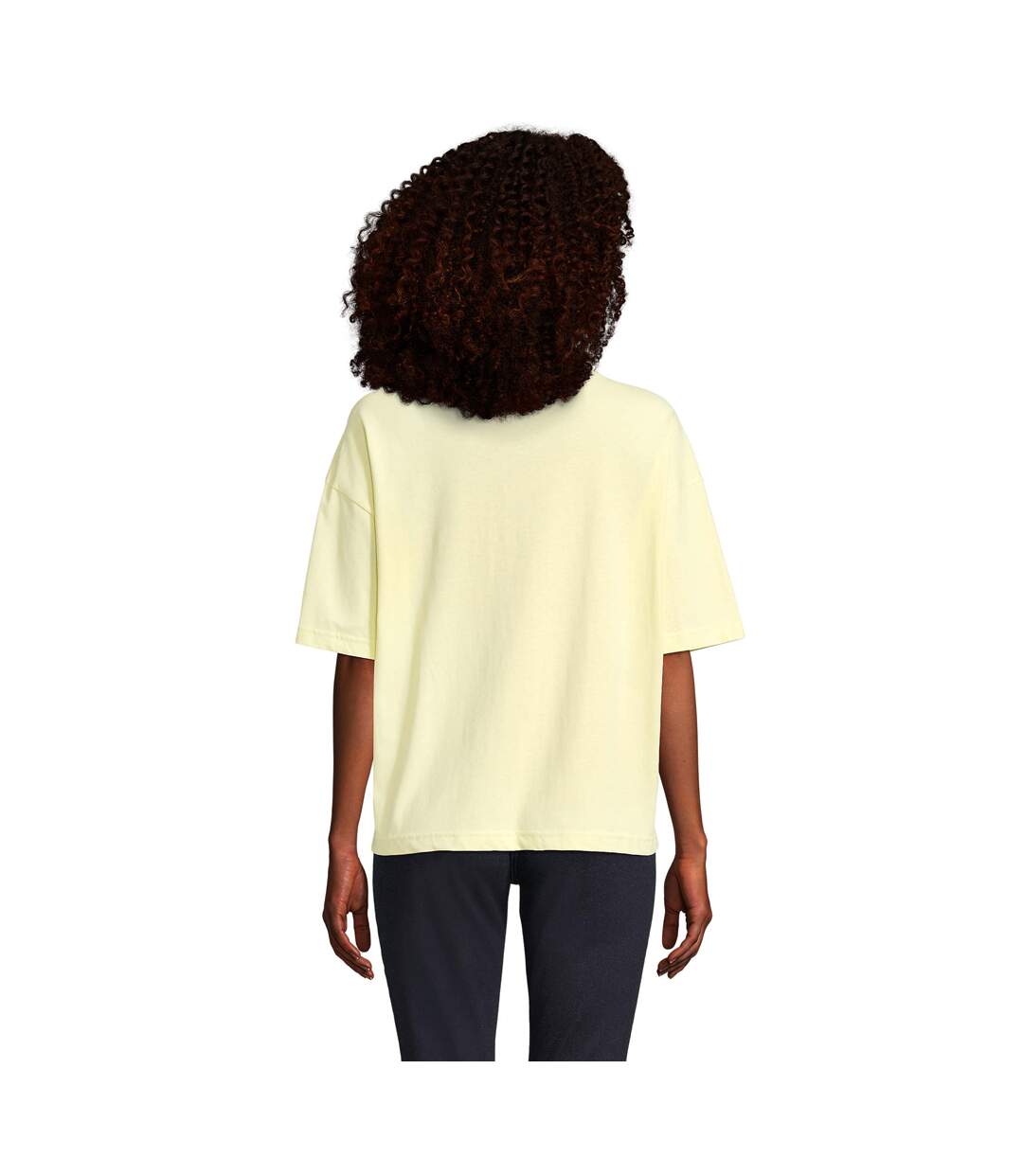 T-shirt Femme Jaune Clair SOLS-2