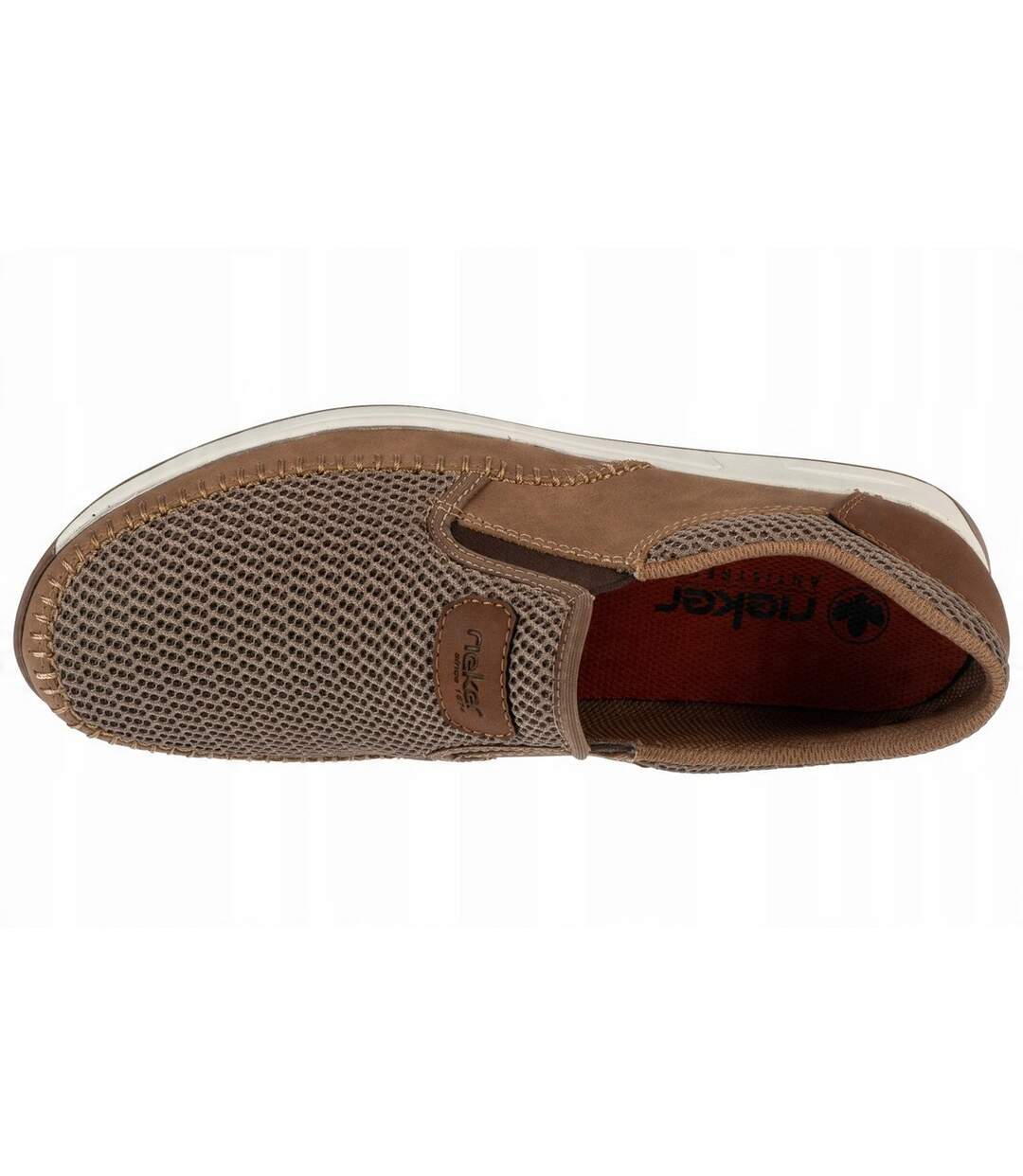 Mocassins Style Alvéolé Homme Marron Rieker-3