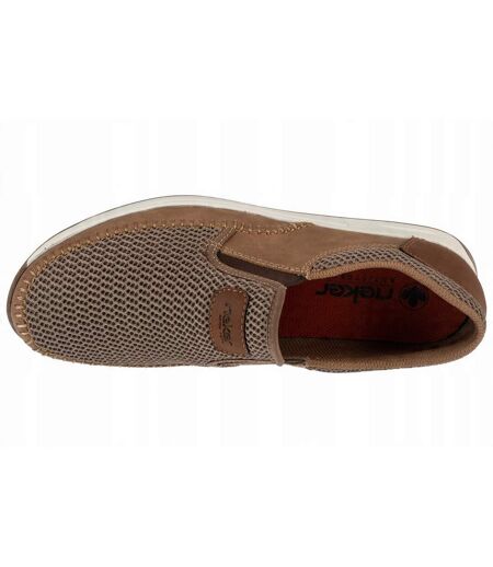 Mocassins Style Alvéolé Homme Marron Rieker
