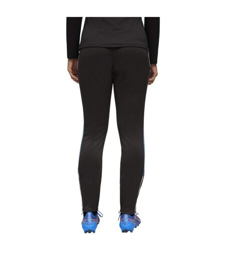 Womens/ladies Colour Block Tracksuit Bottoms Black Blue Puma