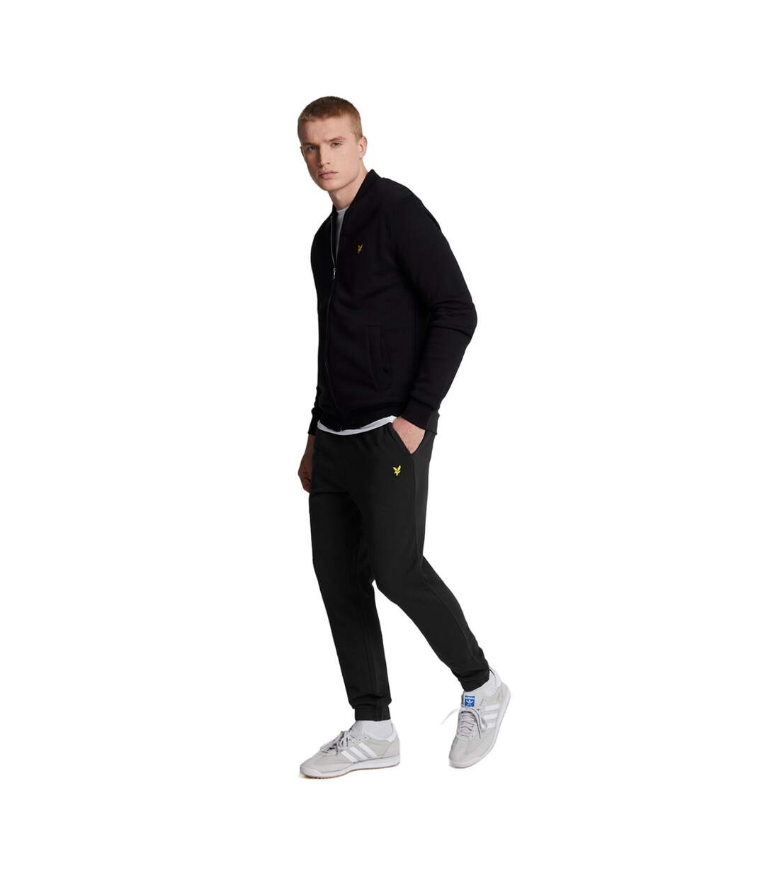 Pantalon de jogging slim pour hommes noir de jais Lyle & Scott-4