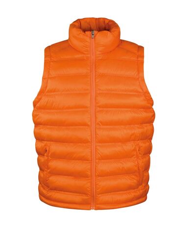 Mens Ice Bird Padded Bodywarmer / Gilet Jacket Orange Result