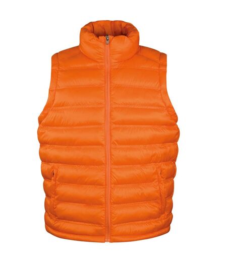 Mens Ice Bird Padded Bodywarmer / Gilet Jacket Orange Result