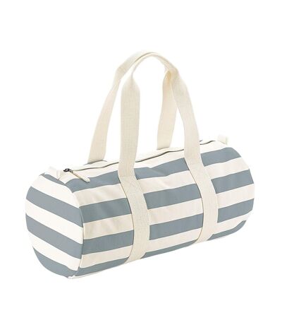 Westford Mill Nautical Duffle Bag (Natural/Gray) (One Size) - UTBC5626