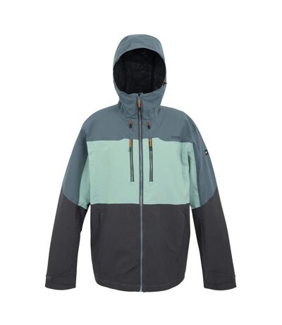 Mens Maland Ii Waterproof Jacket Glacier Stormy Weather Ash Regatta