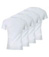 Lot de 4 tee-shirt homme col V Eco Pack