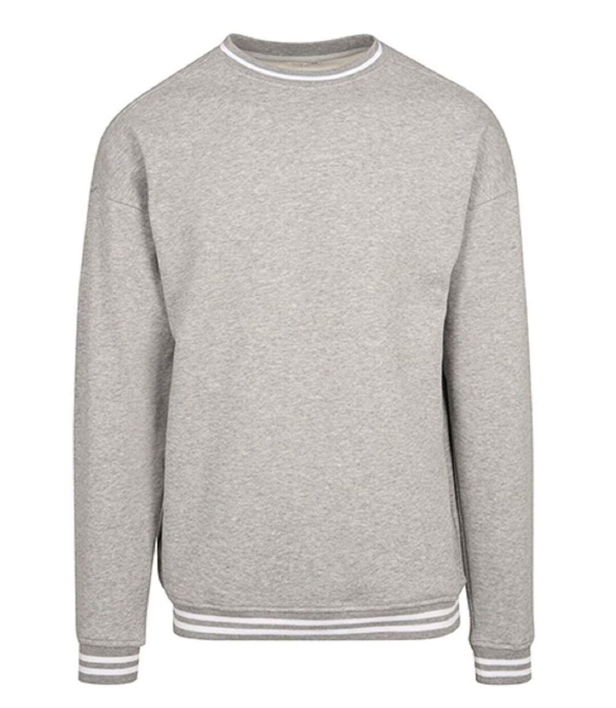 Sweat shirt - Homme - BY104 - gris chiné
