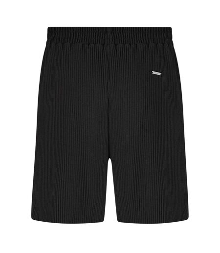 Short Motif/style Plissé Homme Noir Belier