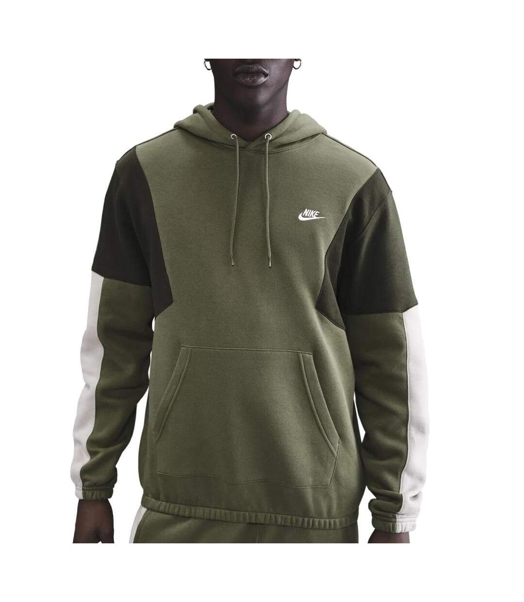 Survêtement vert homme nike m nk club fleece-3