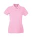 Womens/Ladies Fitted Short Sleeve Casual Polo Shirt (Baby Pink) - UTBC3906