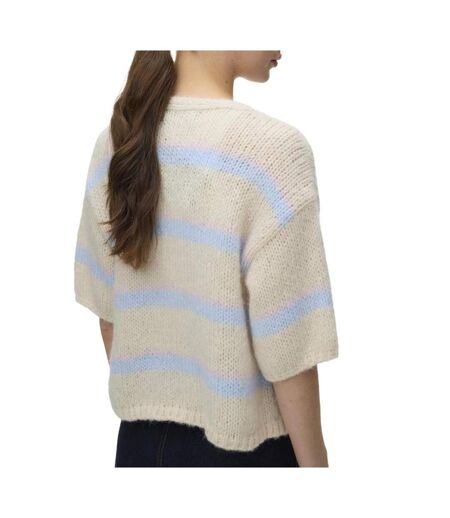 Gilet jaune/bleu femme vero moda maybe