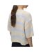 Gilet jaune/bleu femme vero moda maybe-2