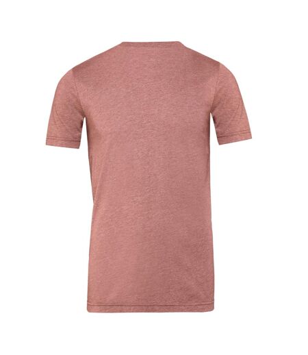 T-shirt adulte mauve chiné Bella + Canvas