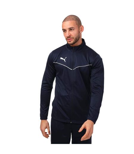 Mens Team Rise Polyester Training Jacket Navy Puma