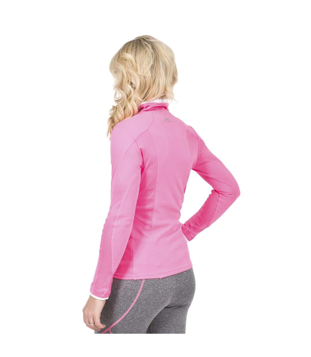 Haut de sport ollog femme rose haute visibilité Trespass-3