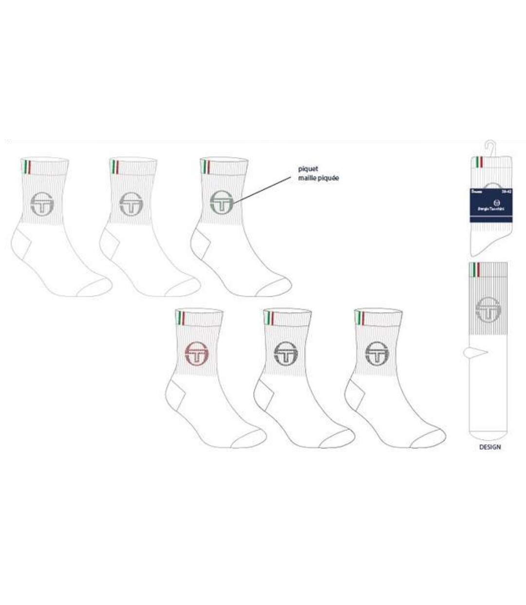 Chaussettes SERGIO TACCHINI Pack de 12 Paires 1704-5