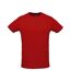 T-shirt Sprint Adulte Rouge SOLS-1