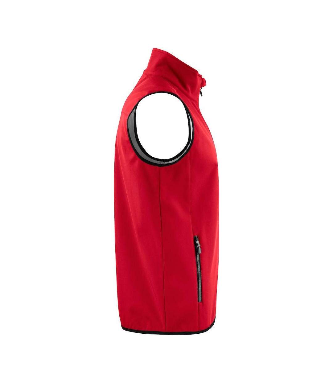 Veste Sans Manches Trial Homme Rouge Printer-3