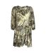 Womens/ladies Makucha Panthera Animal Print Dress Multicoloured Inoa-1