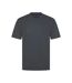 Unisex Adult Coolplus Moisture Wicking T-shirt Charcoal Henbury-1