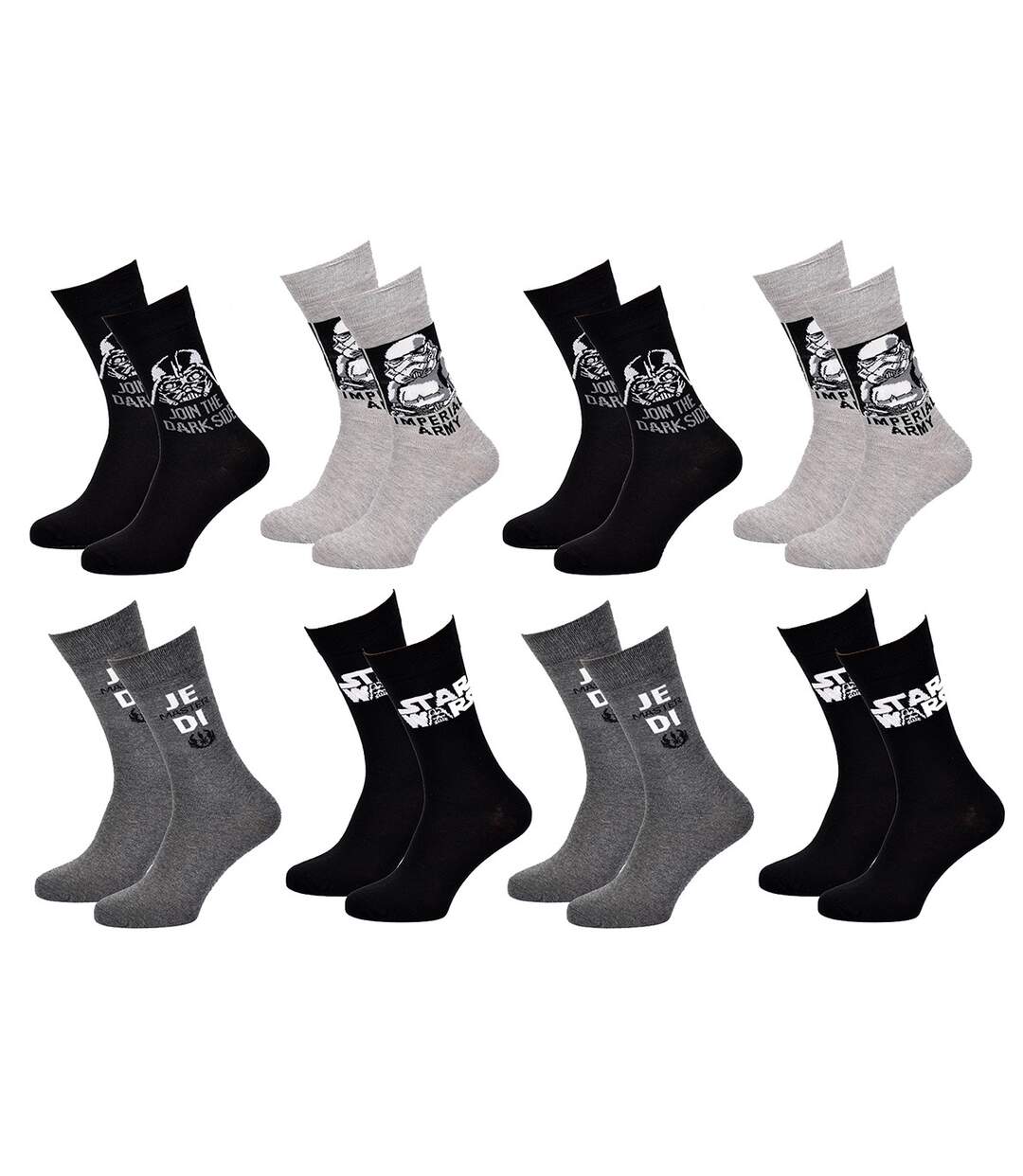 Chaussettes Star Wars Pack de 8 Paires