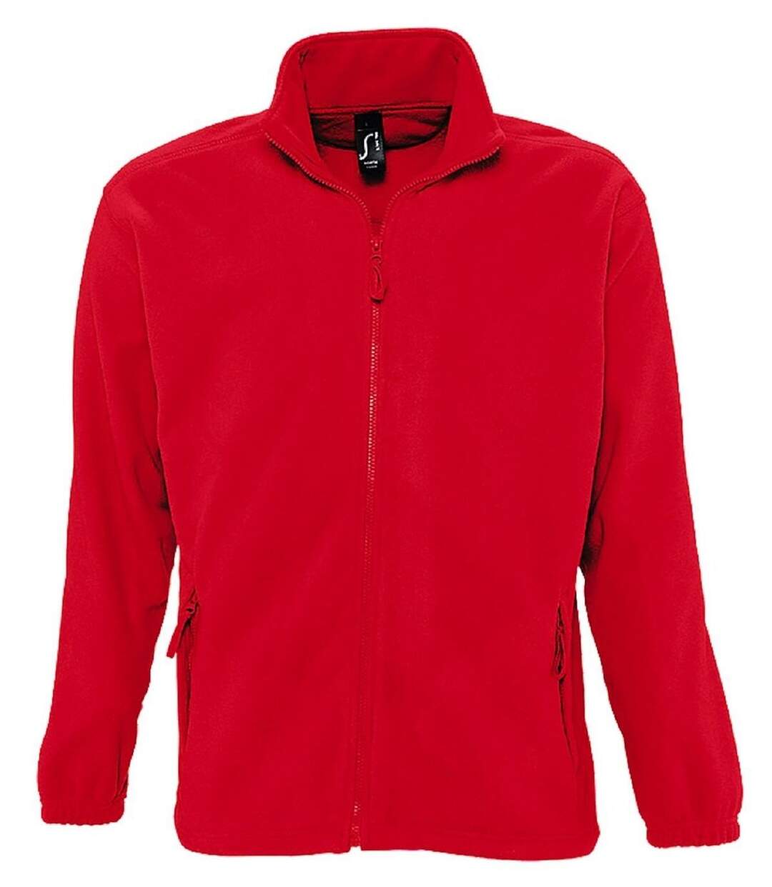 Veste polaire zip intégral - 55000 - rouge