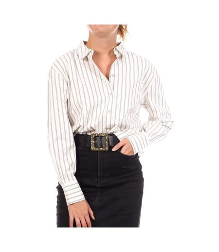 Chemise blanc/vert femme vero moda tanja