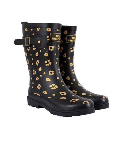 Bottes de pluie celeste femme beige / noir Trespass