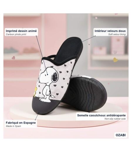 OZABI Mules Femme Fabriquées en Espagne, Imprimé Dessins Animés