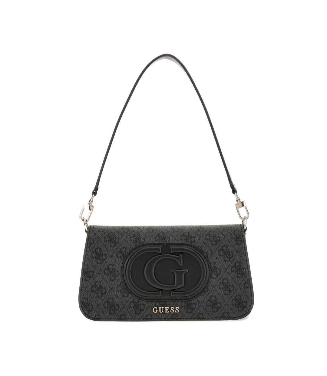 Sac à main noir femme guess stone - taille unique-1
