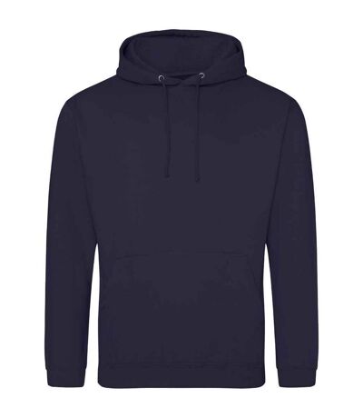 Sweat à capuche college adulte bleu marine oxford Awdis