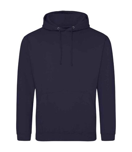 Sweat à capuche college adulte bleu marine Awdis