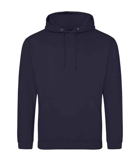 Sweat à capuche college adulte bleu marine Awdis