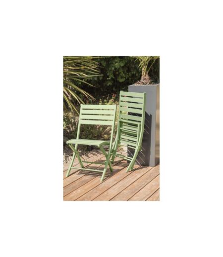 Chaise de Jardin Pliante Marius 82cm Vert Lagune