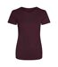 T-shirt Femme Bordeaux AWDis Cool-1