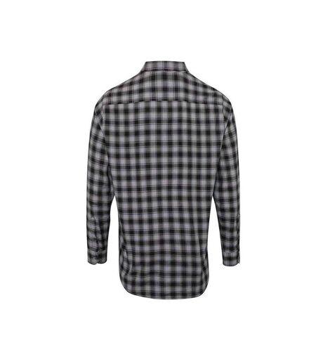 Chemise mulligan homme gris acier / noir Premier