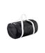 Bagbase Barrel Packaway Duffle Bag (Black/White) (One Size)