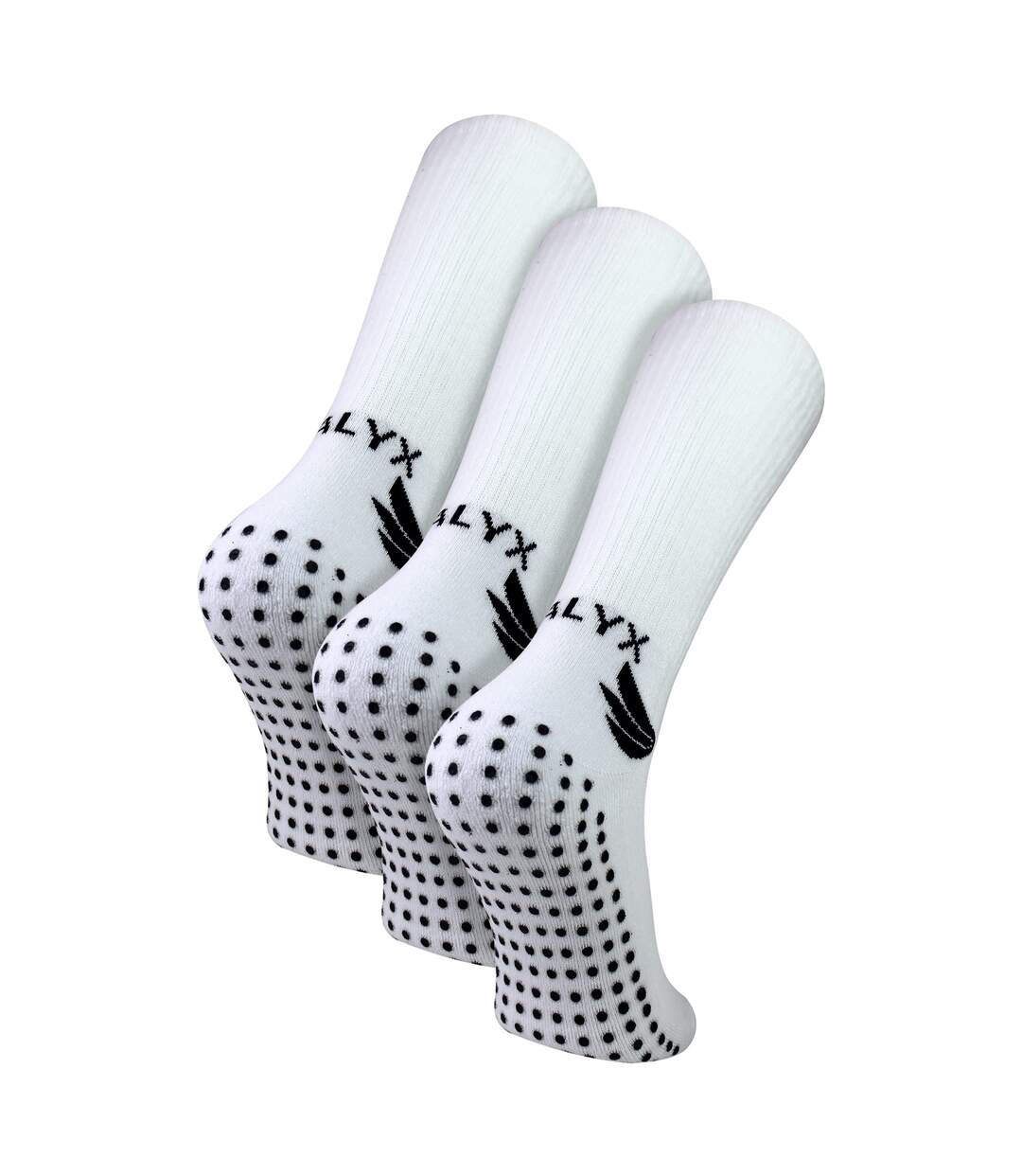 TALYX - Lot de 3 Chaussettes Montantes Homme Bambou Antidérapantes-1