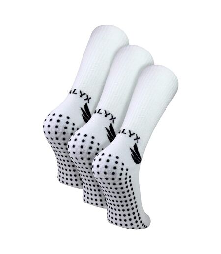 TALYX - Lot de 3 Chaussettes Montantes Homme Bambou Antidérapantes