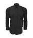 Chemise À Manches Longues Homme Noir Kustom Kit-1