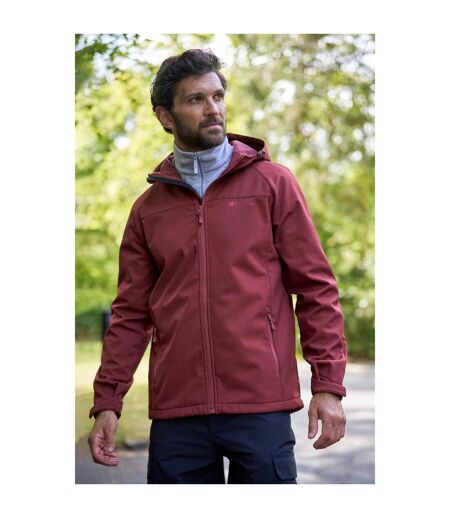 Veste Softshell Exodus Homme Rouge Foncé Mountain Warehouse