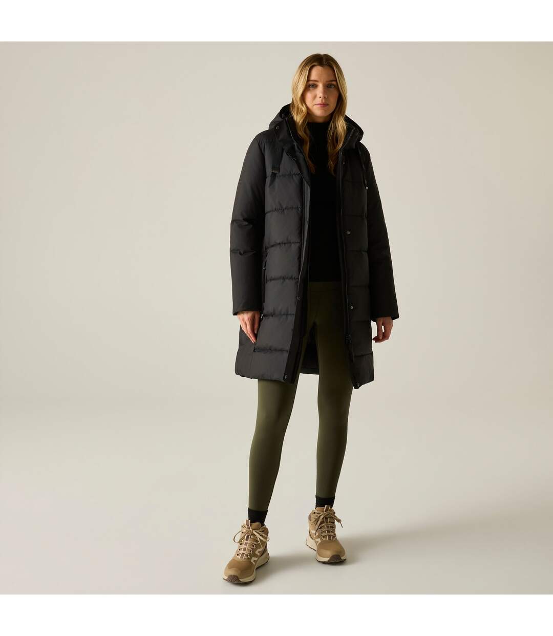 Womens/ladies Eryn Padded Jacket Black Regatta-1
