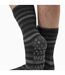 2 Pair Mens Winter Crew Slipper Socks-4