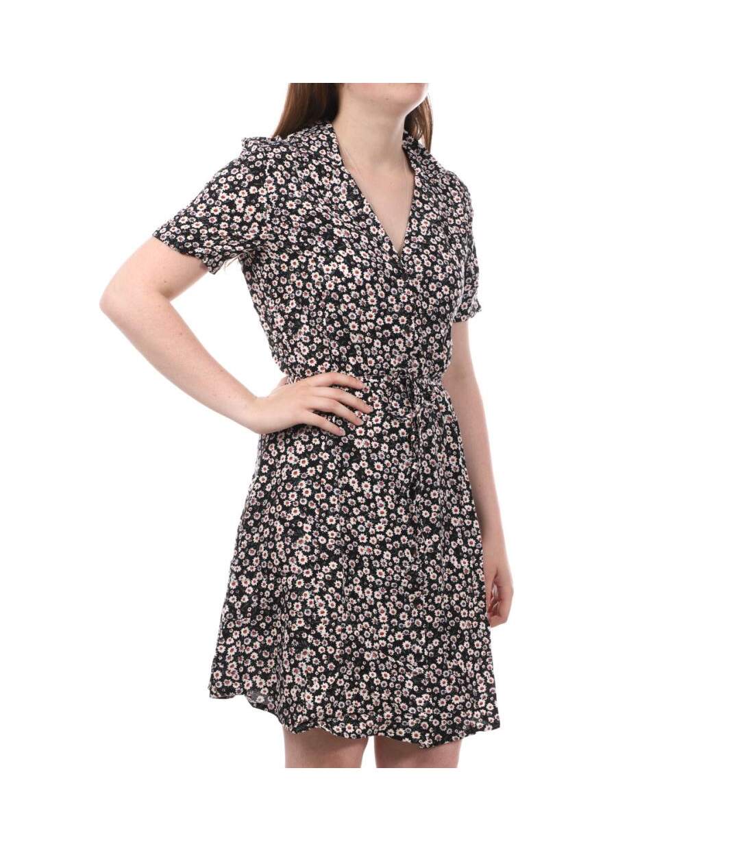 Robe Noir à fleurs Femme JDY Starr - 38-1