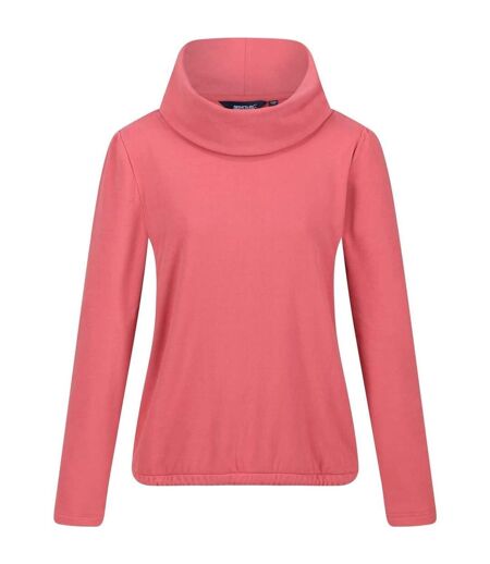 Sweat Uni À Col Bénitier Femme Rouge Clair Regatta