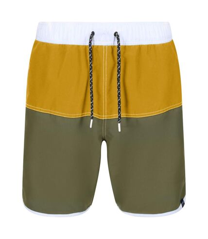 Regatta Mens Benicio Swim Shorts (Capulet/Yellow)