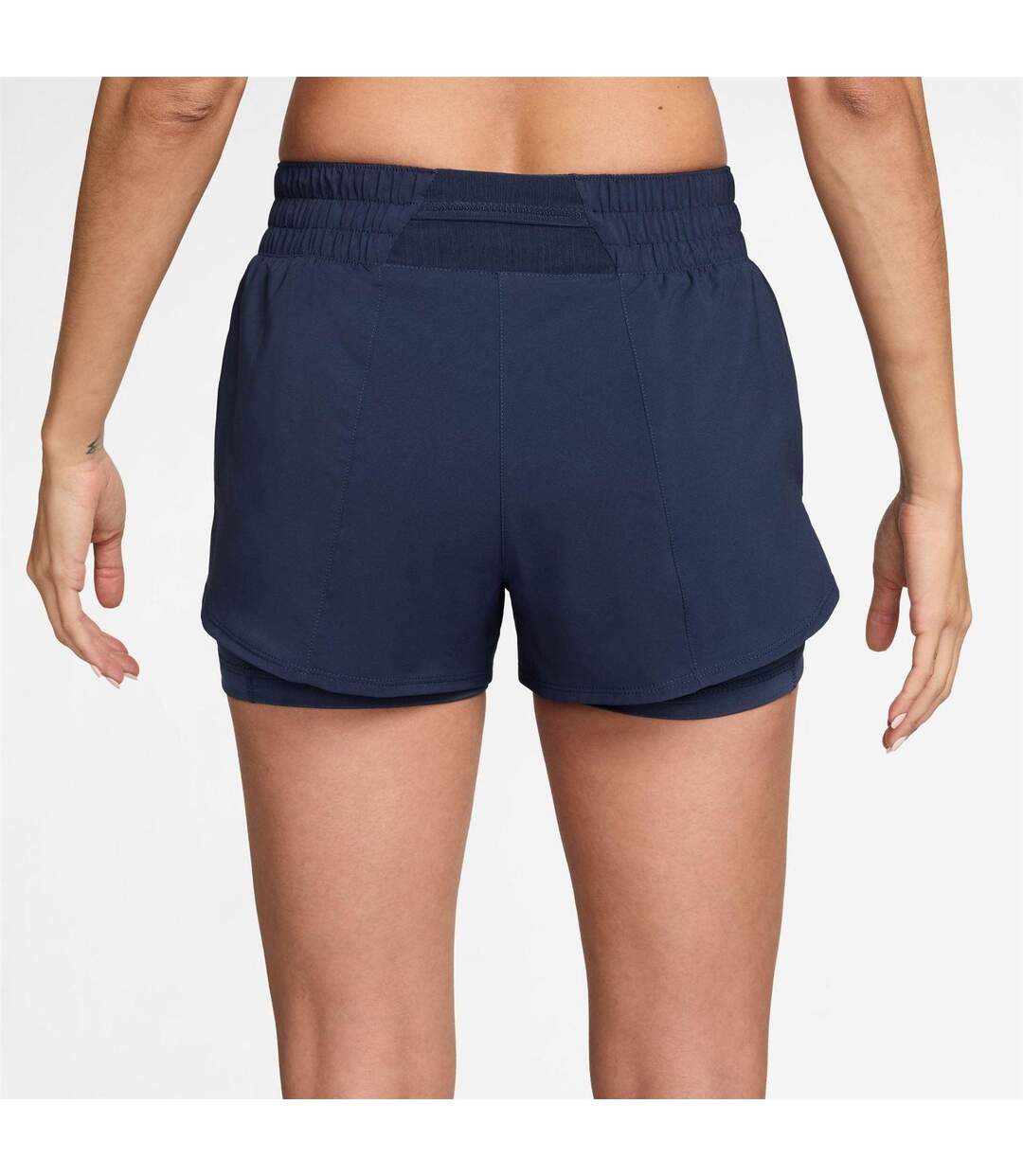 Short De Course Pro Femme Bleu Nuit Nike-1