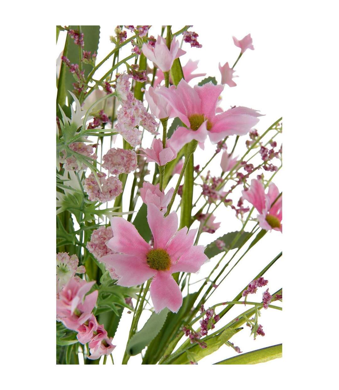 Bouquet de Fleurs Artificielles Mixtes 85cm Rose-2