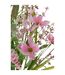 Bouquet de Fleurs Artificielles Mixtes 85cm Rose-2