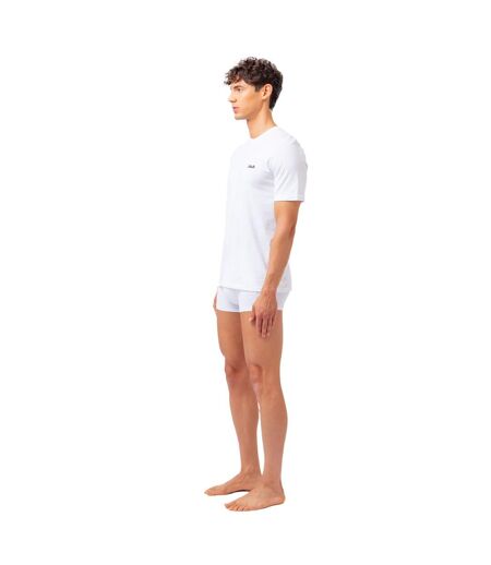 Lot de 2 Maillots de corps col rond homme en coton FU5053 Fila